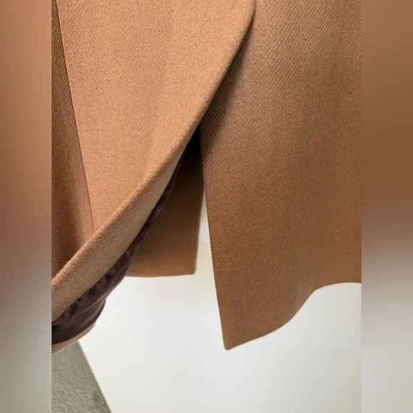 Theory City Coat Wool Blend Haystack Camel P / XS NWOT